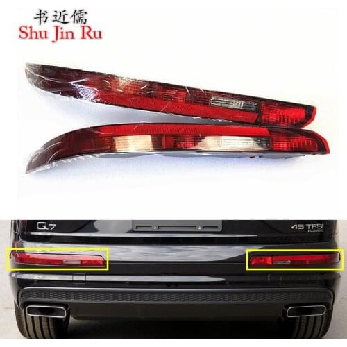 OEM Rear Bumper Brake Parking Warning Fog Light Lower Combination Tail Lamp Cover Assembly For 2016- Q7 4M0 945 095 4M0 945 096