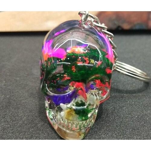 Yobest Hot Transparent Resin Round Ball Pendant Necklace Women Blue Sky White Cloud Chains Necklaces Fashion Jewelry