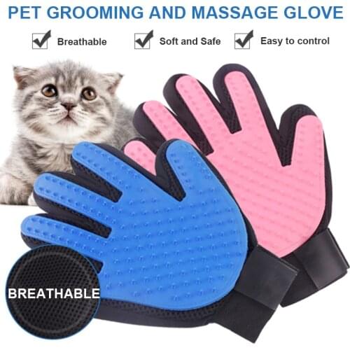 Pet grooming glove for dogs Hair remover Brush Comb For Pets accessorios Dog products Cleaning Massage Glove For Animals petshop