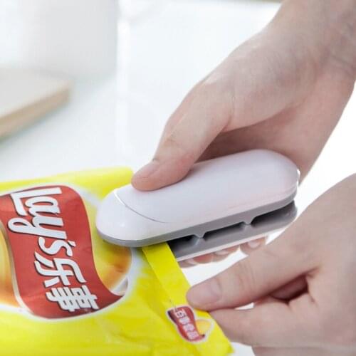 Portable Heat Package Machines Mini Handy Sealing Household Heat Food Clip Heat Sealer Home Snack Bag Kitchen Utensils Gadget It