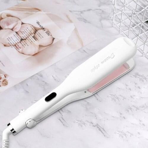 Pro Curling 2-in-1 Hair Straightener Curler Hair Straightening Temperature 5 Files Adjustable For Dry/Wet Hair 2Colors 220V 60W