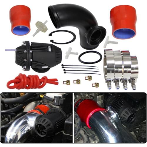Blow Off Valve BOV4 SSQV Bolt-On Kit for Hyundai Genesis Coupe 2.0T 10-12 Black