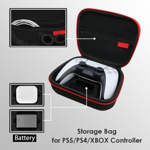 EVA Gamepad Carrying Bag Protective Storage Pouch Game Controller Portable Cover Dustproof Portable Carrying Decor