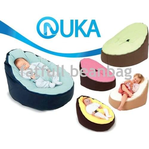 COVER ONLY, NO FILLINGS - Comfortable Soft Baby Bean Bag Harness 2 tops Baby Bean Bag Cover No Stuffings