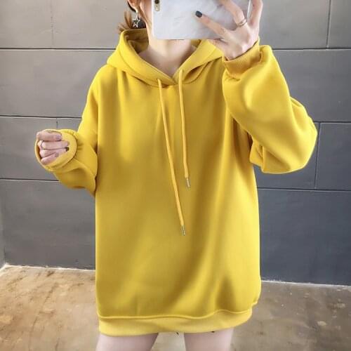 Oversize Hoodie Women Autumn Winter Plus Velvet Pullovers Pockets Long Sleeve Plus Size Hooded Casual Avocado Green Sweatshirt