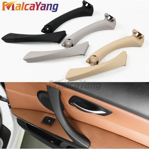 Car Inner Handle Interior Door Panel Pull Trim Cover Spray Painted Left/Right For BMW 3 series E90 E91 316 318 320 325 328