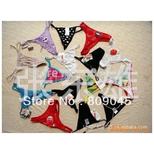 Women random color size style underwear/ladies panties/lingerie/bikini underwear lingerie pants/ thong intimate wear DZ032-36pcs