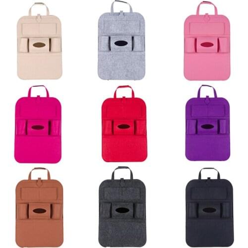 9 Color 1PC Car Stowing Tidying Seat Cover Auto Back Seat Storage Bag Boot Organizer Multi-Pocket Container Interior Accessories
