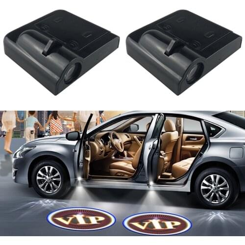 1PCS LED Universal Car Door Welcome Laser Projector Logo Ghost Shadow Night Light Wireless Car Accessories Courtesy Step Lights