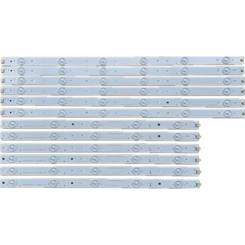 12PCS/set New LED Strip For Skyworth TV 50E3100 50V5 50M5 GJD500611002-X2-L R LB-PF3528-GJD2P5C506X11-R-B