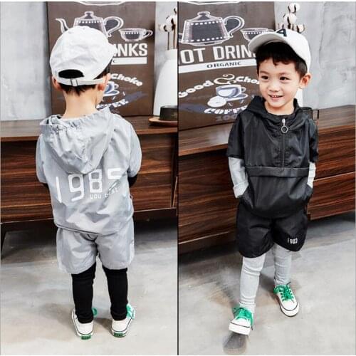 2PCS Suit Baby Boy Clothes Children spring and autumn Toddler Boys Clothing set 2019 New Kids Cotton Cute Fashion Sets 2-6years