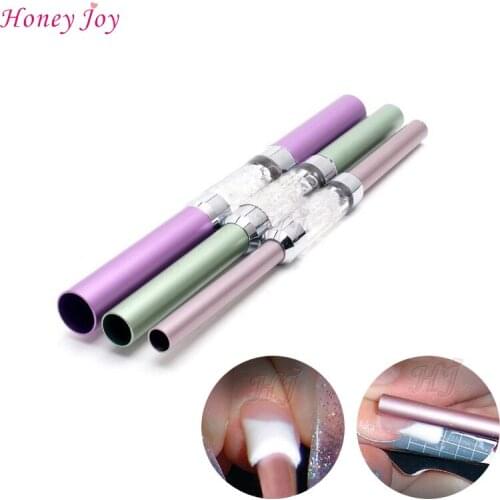 3PCS Nail Art C Curve Rod Stick Set Crystal Acrylic Rhinestone Design for Acrylic Gel Nail Shapping Tools
