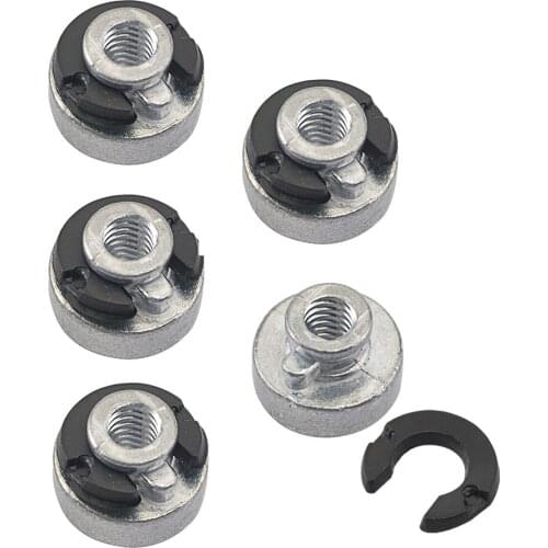 5pcs Motorcycle Rear Fender Seat Nut Seat Mounting Kit fit for Harley Sportster 1200 Iron 883 Forty Eight Touring Road King