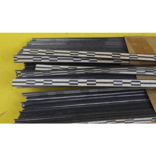 50 strip guitar inside binding Figured purfling wooden lining 640x2.5x1mm #64