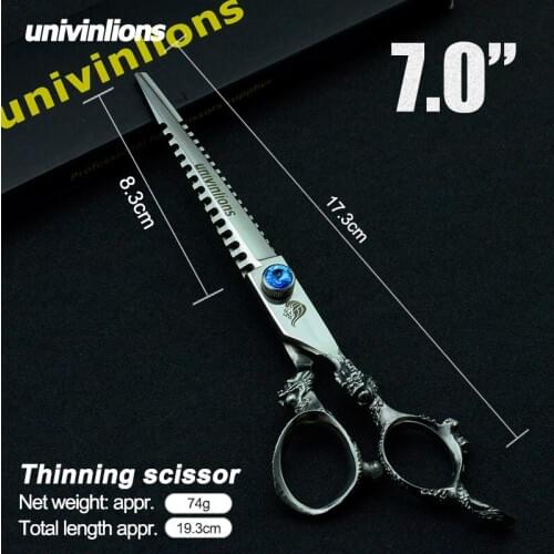 7" dragon trimming dog grooming scissors animal clippers pet shears rotary clipper flying shears dog hair scissors pet groomer