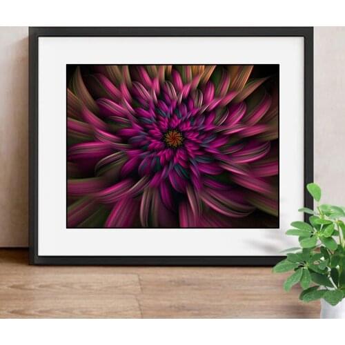 Diamond Painting Cross Stitch Flower 5D Mosaic Resin Drill Full Round Diamond Embroidery Sale Factory Direct Wall Decor