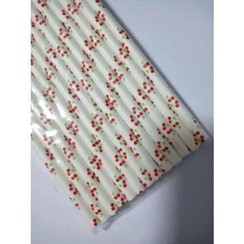 Pineapple Watermelon Lemon Cherry Funny Drinking Paper Straw for Engagement Party wedding birthday Halloween