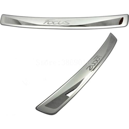 For Ford Focus MK3 2012-2017 Car-covers High quality stainless steel Rear door threshold Protector Sill fit Car styling