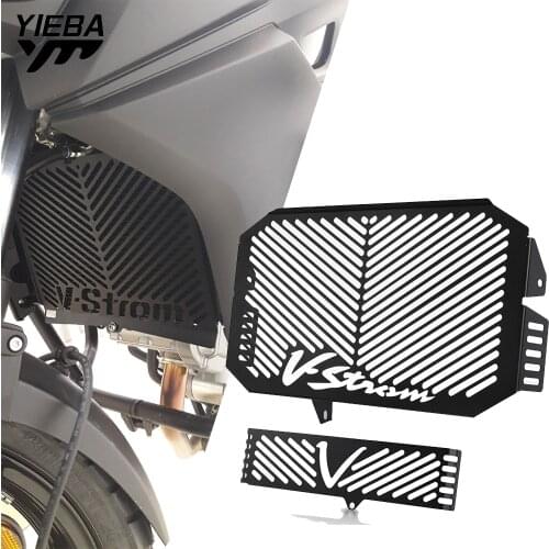 For Suzuki V-STORM DL650 VSTORM 650 2004-2011 2010 2009 Motorcycle Radiator Grille Guard Cover Moto Oil Cooler Guard Accessories