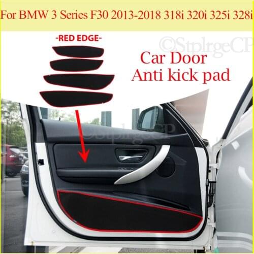 Door anti-kick pad door protection pad door panel cover pad car door sticker For BMW 3 Series F30 2013-2018 318i 320i 325i 328i