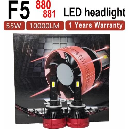 F5 110W High Power 880 881 led headlight fog lights for auto 20000lm 6500K white light bulbs car lights wholesale for Chevrolet