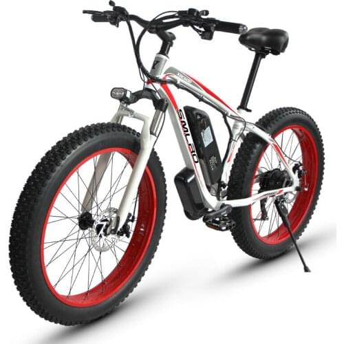 Factory Electric Bicycle Aluminum Alloy Lithium Battery Beach Snowmobile 26*4.0 Fat Tire Folding EBike Mountain Electric Bicycle
