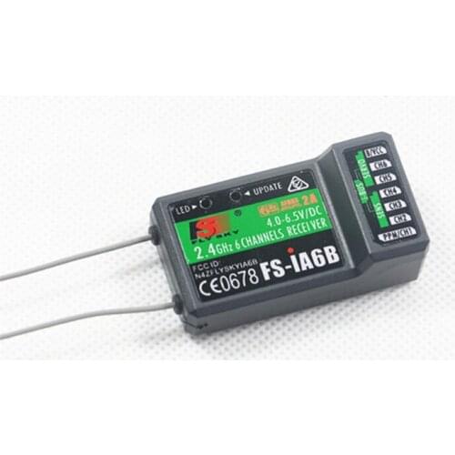 Flysky FS-iA6B 6-channel receiver bidirectional return PPM / IBUS output fixed wing / glider / helicopter mini receiver RC drone