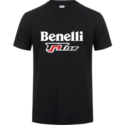 Benelli TNT 135 T Shirt Men Summer Short Sleeve Cotton T-shirts Tops Man LH-171