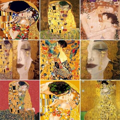 GATYZTORY Diy Frame Painting By Numbers Kits For Adults Abstract Figure Paint By Numbers Kits For Modern Home Decor Diy Gift