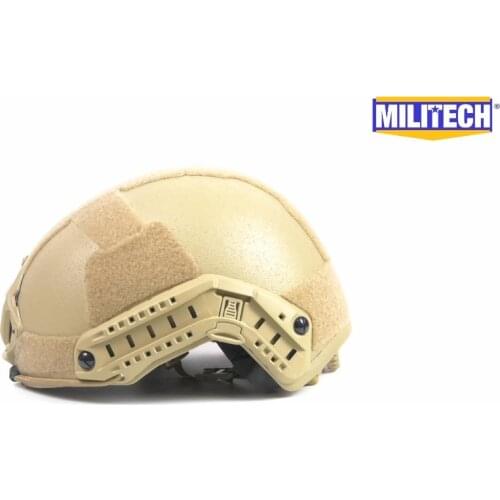Commercial Video--Militech DE Tan Desert Earth Stack Build Deluxe Liner High Cut Helmet Commercial Video