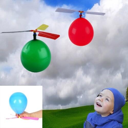 Latex Aircraft Helicopter Balloons Funny Toy For Kids Birthday Gifts Party Supplies Flying Childrens Day Gift Outdoor Toys