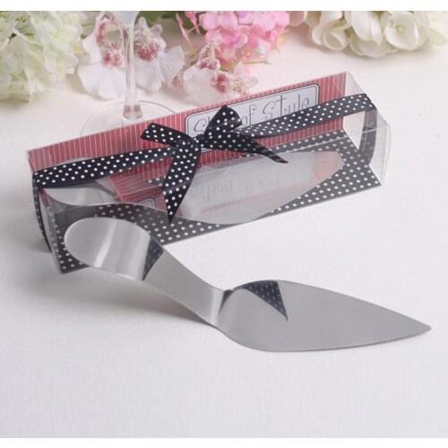 Wholesale 200pcs creative design european style High Heel Cake Server wedding gifts party favors For Guest free shipping SN912