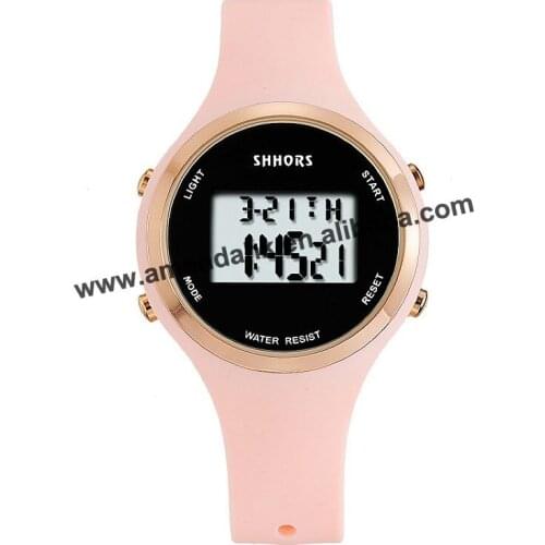 Wholesale Black Digital Children Watch Outdoor Sports Kids Boy Girls LED Digital Alarm Stopwatch Hot Childrens Dress Watches