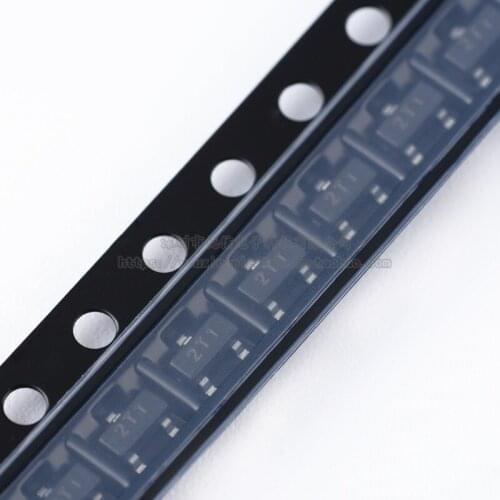 100pcs / 1 lot Original S9012 silk screen 2T1 SOT-23 PNP -25V 500mA SMD transistor