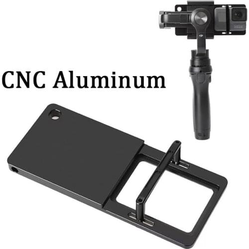 For GoPro Adapter for DJI Osmo Mobile 2 Zhiyun Smooth 4/3/Q Gimbal For Go Pro Hero 7 6 5 4 3+ SJCAM XiaoYi 4K Switch Mount Plate
