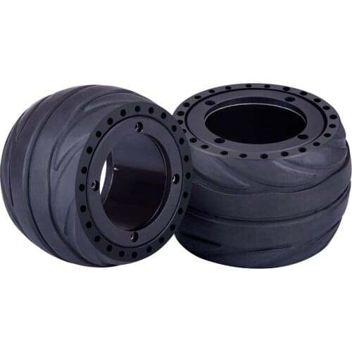 2pcs 105 X 66mm Rubber Tire Wheel For 105 X 65mm Hub Motor Electric Skateboard Accessories Sports Toys Modift Part