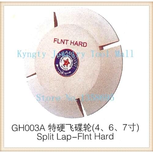 Jewellery making 4 inch split lap flnt hard wheel jewlery polishing wheel jewelry Hard lap Wheel