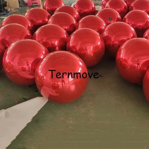 Mirror Ball Reflective Giant Inflatable colorful disco Mirror Sphere Ball Hot Sale Giant Inflatable hanging Ball For Advertising