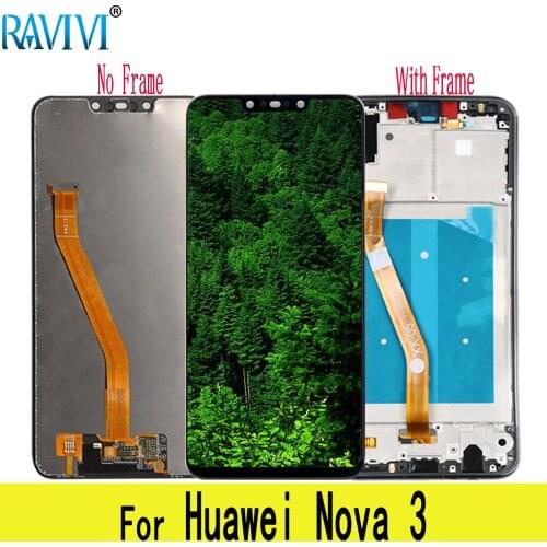 6.3" Nova3 LCD For Huawei Nova 3 LCD Display PAR LX1 LX9 Touch Screen Digitizer Assembly Replacement For Huawei nova3