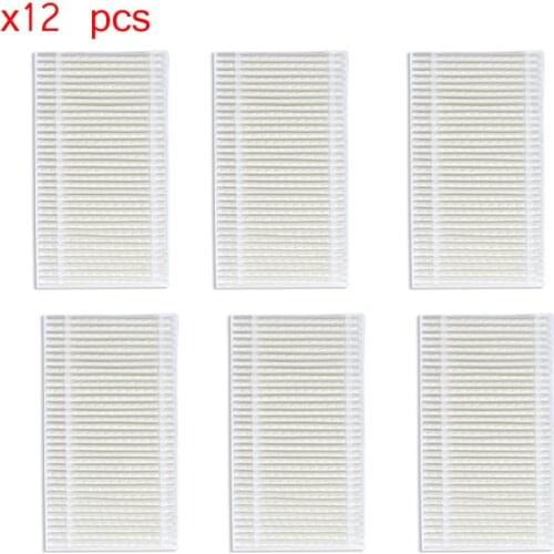 12 pc Haier 370tx Robot Vacuum Cleaner Parts HEPA Filter for haier Xshuai T370 KK320-BG T350B j3500 SWR-T320S