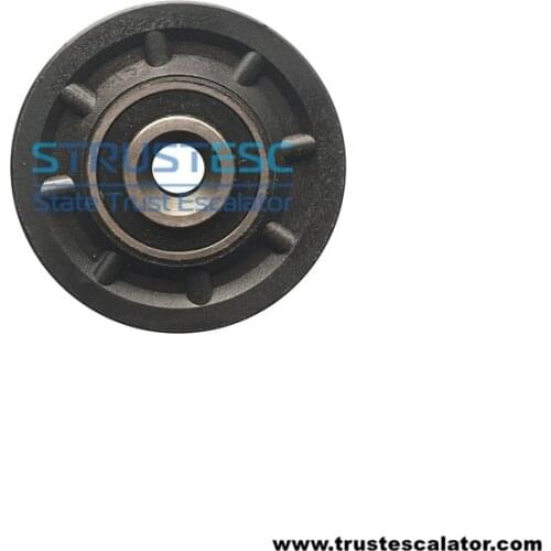 3201.05.0010/C OD64mm W9mm Bearing 6202 64*9*6202 STRUSTESC Elevator Steel Wire Rope Roller 64x9x6202