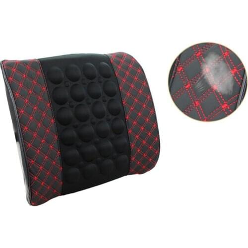 60% Dropshipping!Adjustable Electric Massage Car Seat Soft Waist Lumbar Support Pillow Cushion