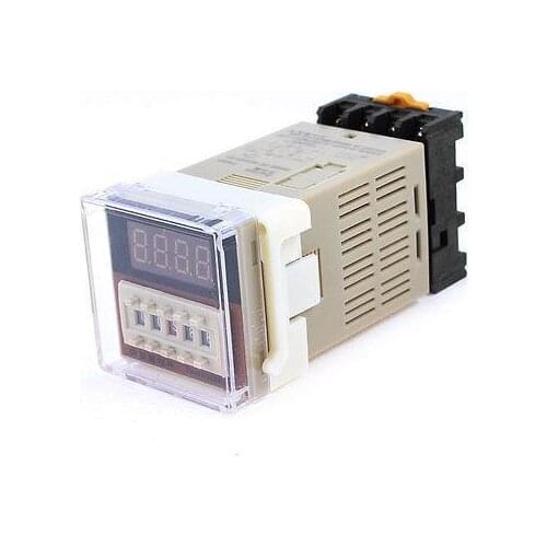 DH48S-2Z 8 Pins DPDT 2 Groups Contacts 0.01s-99H99M Programmable Timer H5CN Time Relay