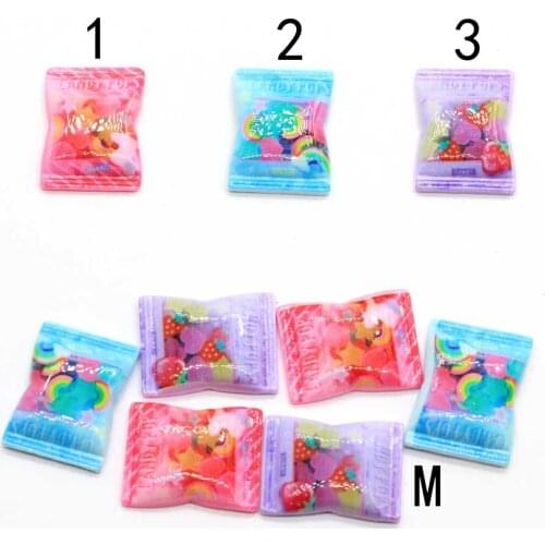 Kawaii Japan Sweet Candy Flatback Resin Cabochon Scrapbooking Hair Clips BOW DIY Accessories