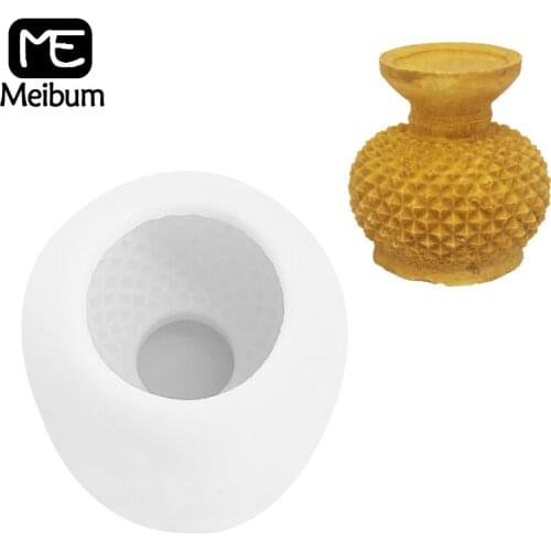 Meibum Vase Shape Silicone Fondant Cake Mold Homemade Chocolate Sugar Craft Mould Pastry Decorating Pan Baking Tools