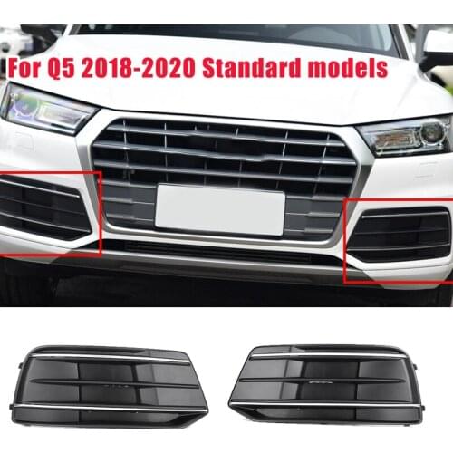 Driver Side Car Front Bumper Fog Light Lamp Grille Cover Trim for - Q5 SQ5 2018 2019 2020
