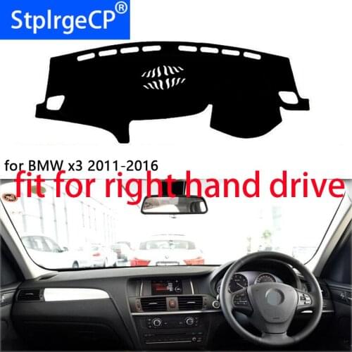 Fit for BMW x3 right hand drive dashboard mat Protective pad black red color car-styling Interior Refit Sticker Mat products