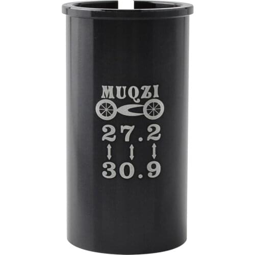 27.2mm Seatpost to 30.9mm Bike Seat Tube Sleeve Shim Adapter - 6cmLength,Black