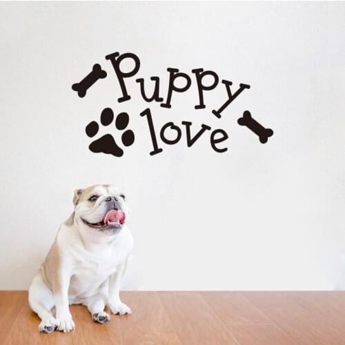 Puppy love claw vinyl carving wall art decal wall sticker wallpaper childrens room car wallpaper home decoration DD0119
