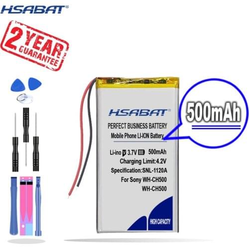 New Arrival [ HSABAT ] 500mAh Replacement Battery for Sony WH-CH500 WH-CH510 WF-H800 WF-XB700 Headset
